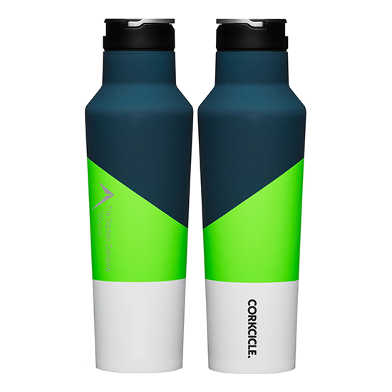 Image of Corkcicle Canteen 20oz. - Electric Green (TDC-TDCG Logo)