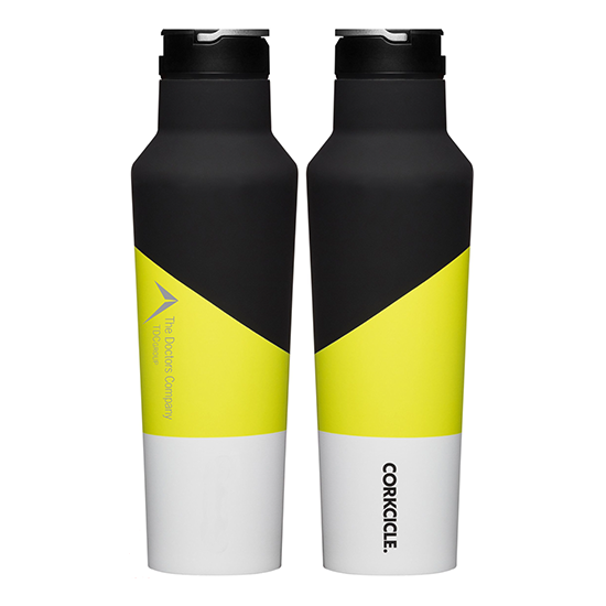 Image of Corkcicle Canteen 20oz. - Electric Yellow (TDC-TDCG Logo)