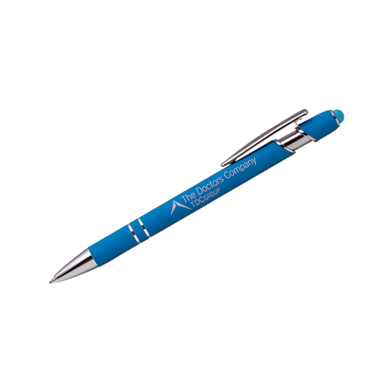 Image of Ellipse Softy Brights Pen - Light Blue (TDC-TDCG Logo)