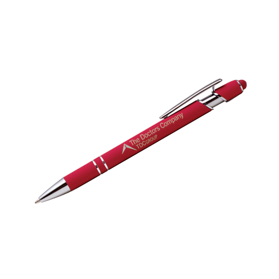 Image of Ellipse Softy Brights Pen - Red (TDC-TDCG Logo)