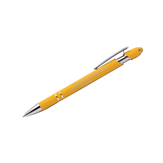 Image of Ellipse Softy Brights Pen - Yellow (TDC-TDCG Logo)