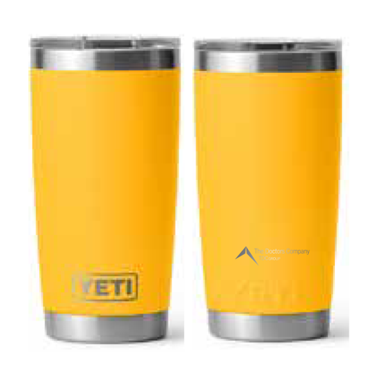 Image of YETI 20oz. Rambler Tumbler - Alpine Yellow (TDC-TDCG Logo)